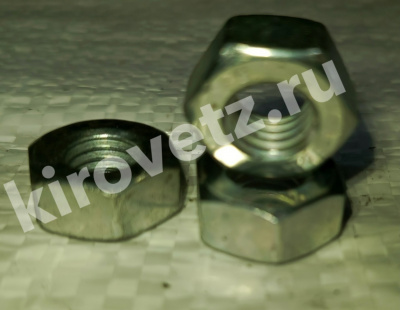 Гайка DIN 934 М10 zn/ГОСТ 5915-70 / ГОСТ 5927-70